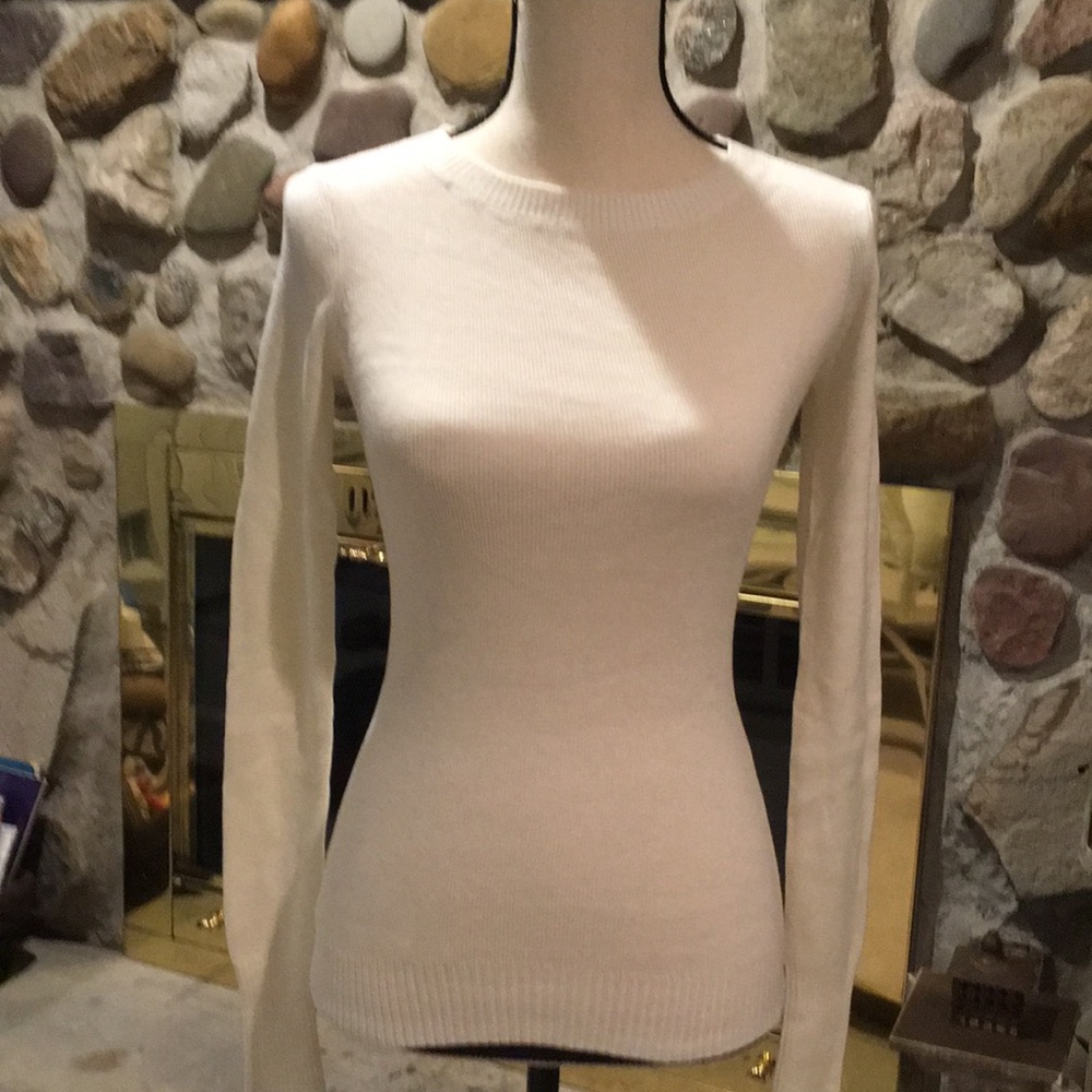 Express cream sweater